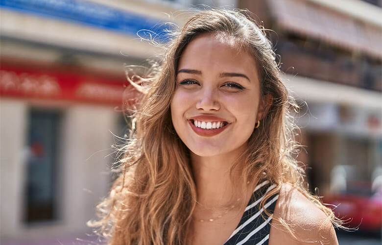 confident smile